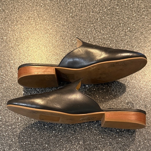 Jack Rogers Black Leather Flats - size 7.5 - Picture 4 of 6